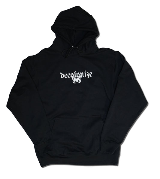 Decolonize Butterfly Hoodie | Black